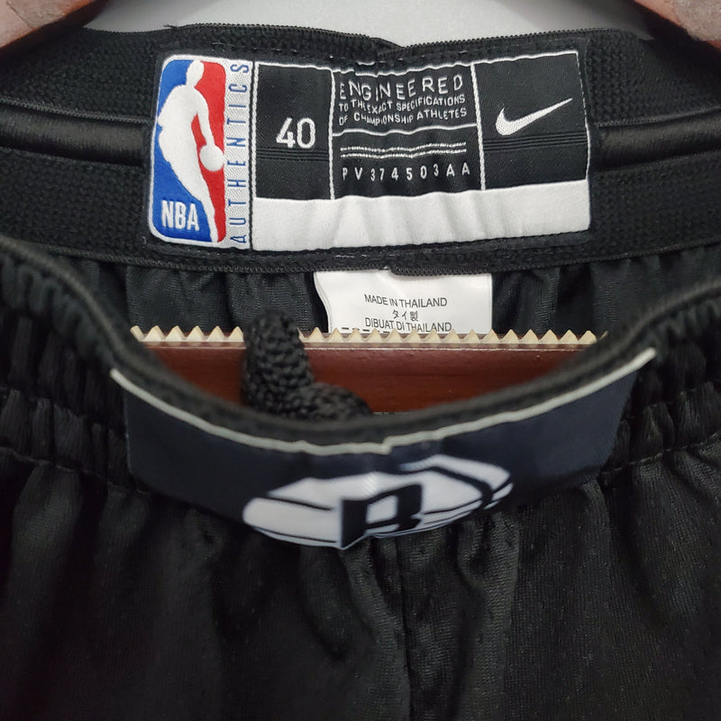 Shorts Brooklyn Nets City version black NBA