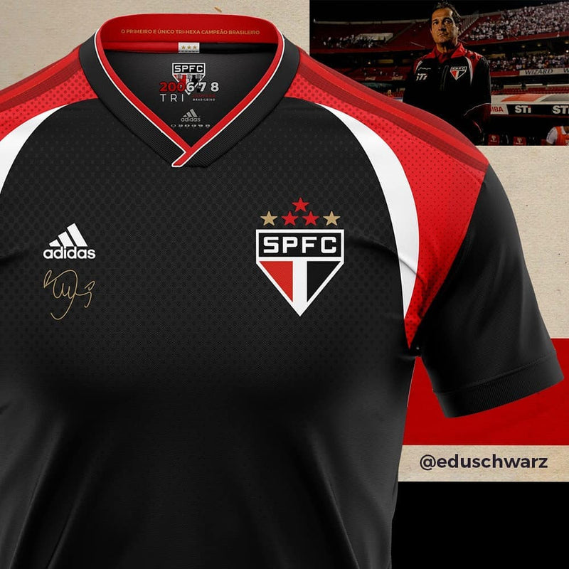 São Paulo jersey [Muricy Ramalho] - By @eduschwarz