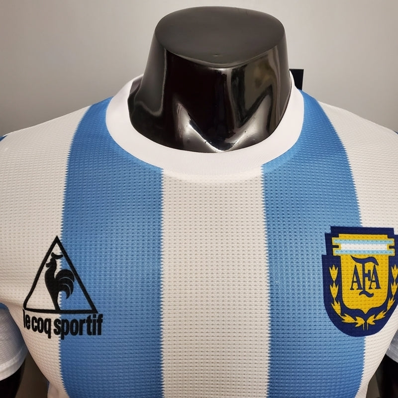 Camisola Argentina Retrô 1986 Azul e Branca - Sportif