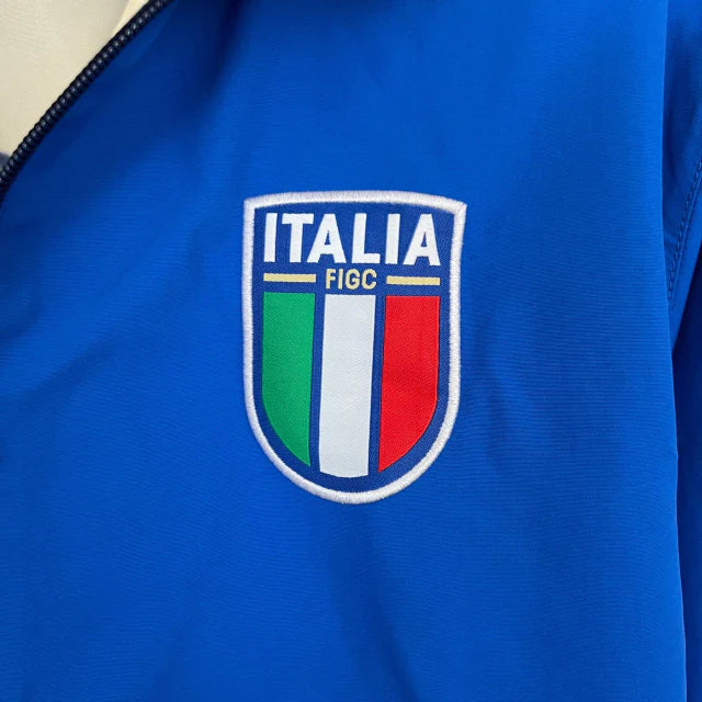Coupe-vent Italie 23/24 - Bleu et Blanc - Réversible