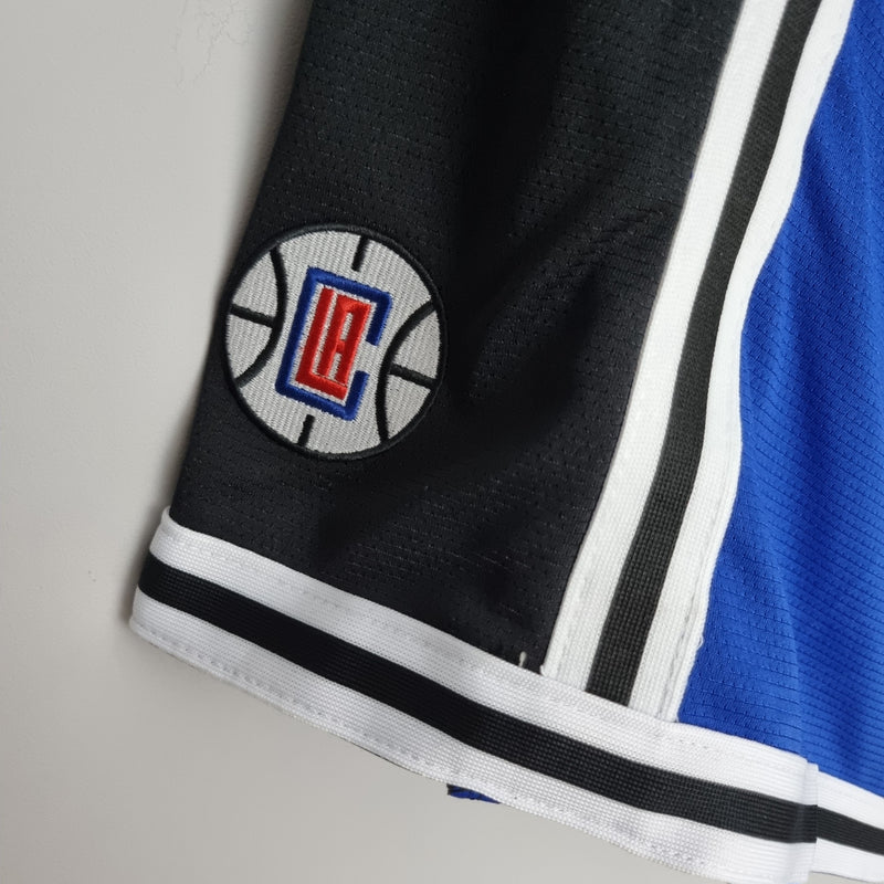 Short NBA Los Angeles Clippers Bleu Noir