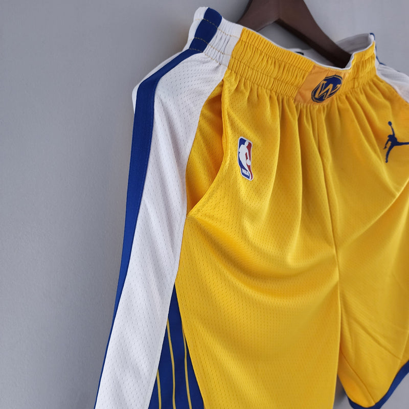 Golden State Warriors Air Yellow NBA Shorts