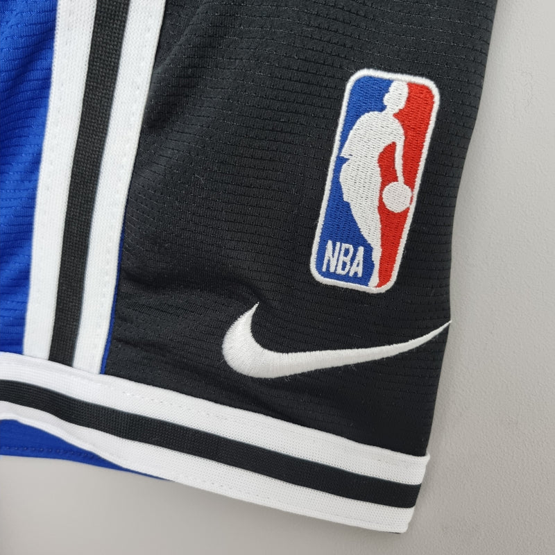 Short NBA Dallas Mavericks Bleu Noir