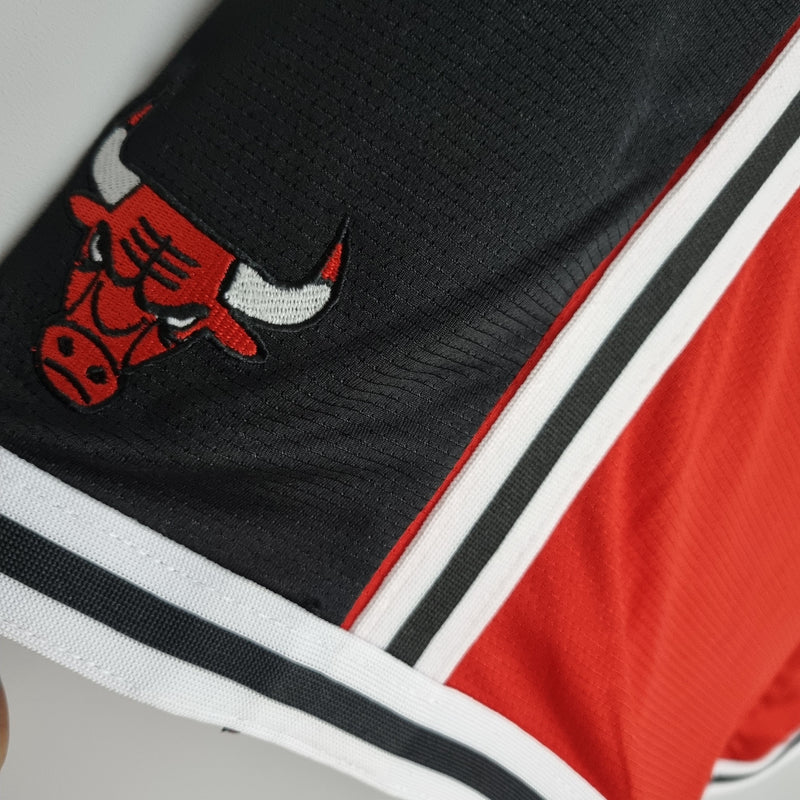 Short NBA Chicago Bulls Noir Rouge
