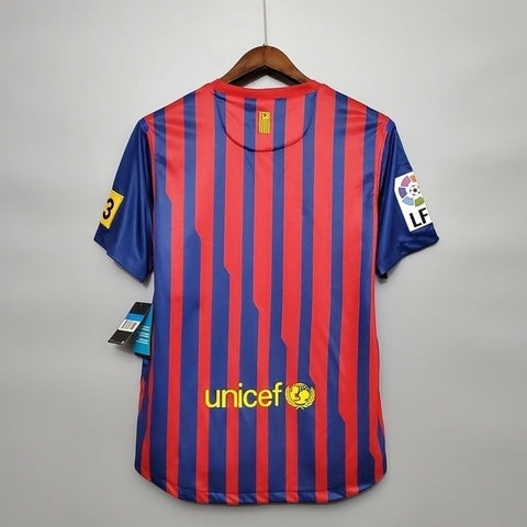 Barcelona Retro 2011/2012 Jersey - Blue and Green