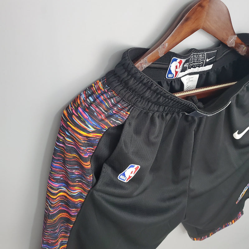 Shorts Brooklyn Nets City version black NBA