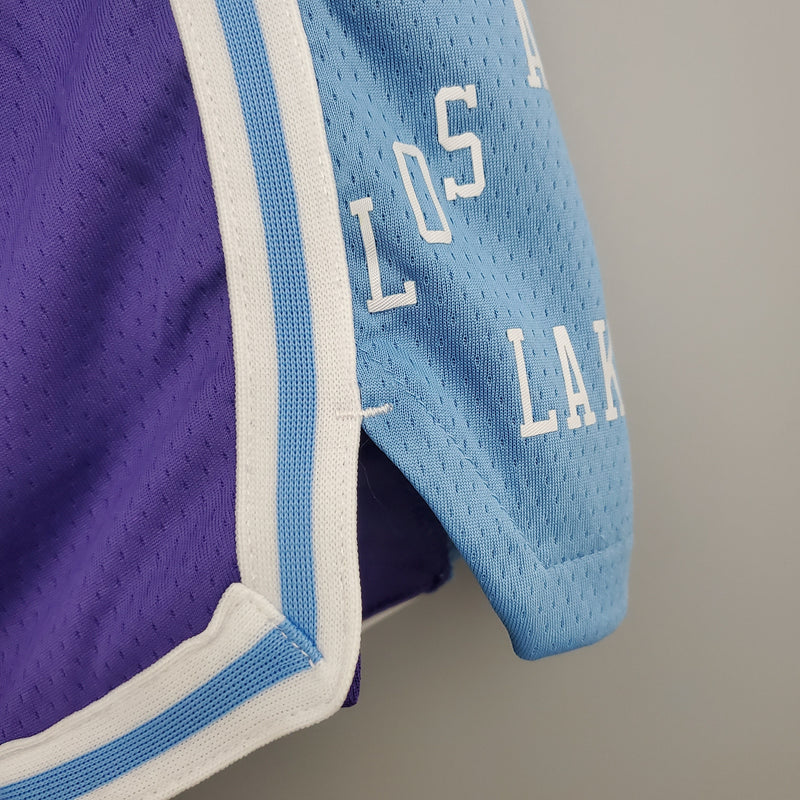 Shorts Los Angeles Lakers City Edition Purple NBA