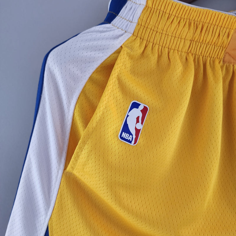 Short NBA Golden State Warriors Air jaune