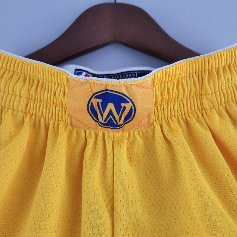 Golden State Warriors Air Yellow NBA Shorts