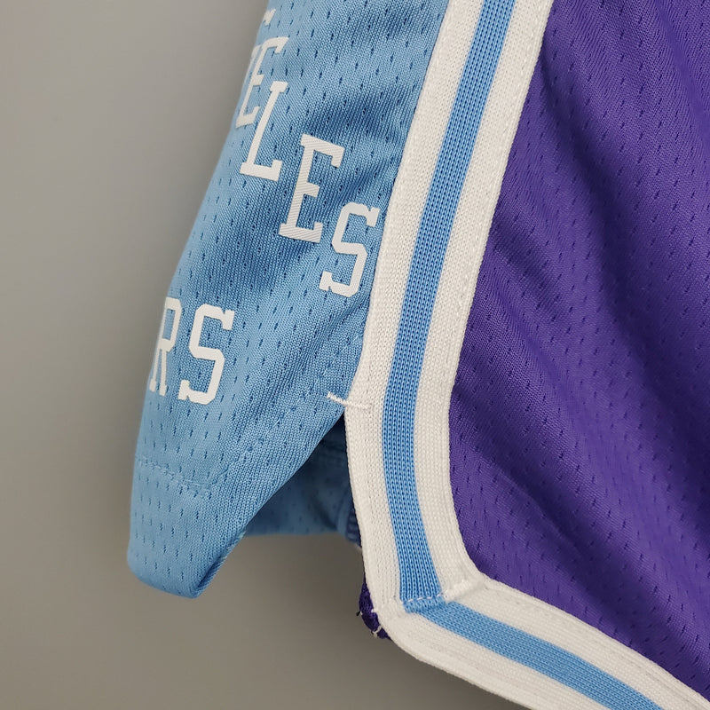 Los Angeles Lakers City Edition Purple NBA Shorts
