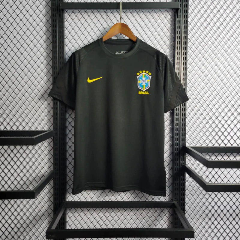 Camisola Seleção Brasil Comissão Técnica - Preta