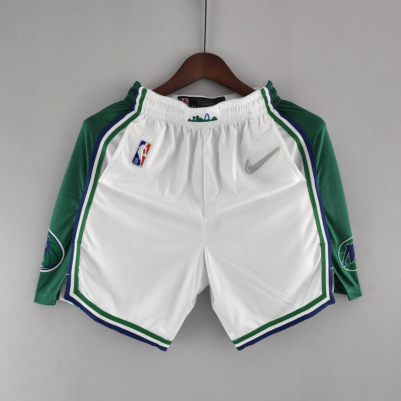 Short Dallas Mavericks Urban Edition Blanc Vert NBA