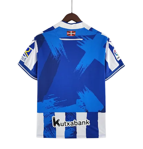 Real Sociedad I 22/23 Macron Jersey - White and Blue