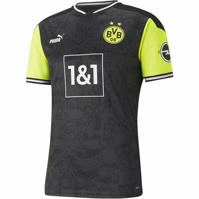 Camisola Anos 90 Borussia Dortmund 21/22 - Preto e Amarelo