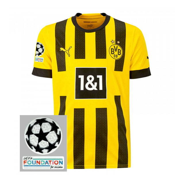 Maillot Borussia Dortmund I [Patch Champions League] 22/23 - Jaune