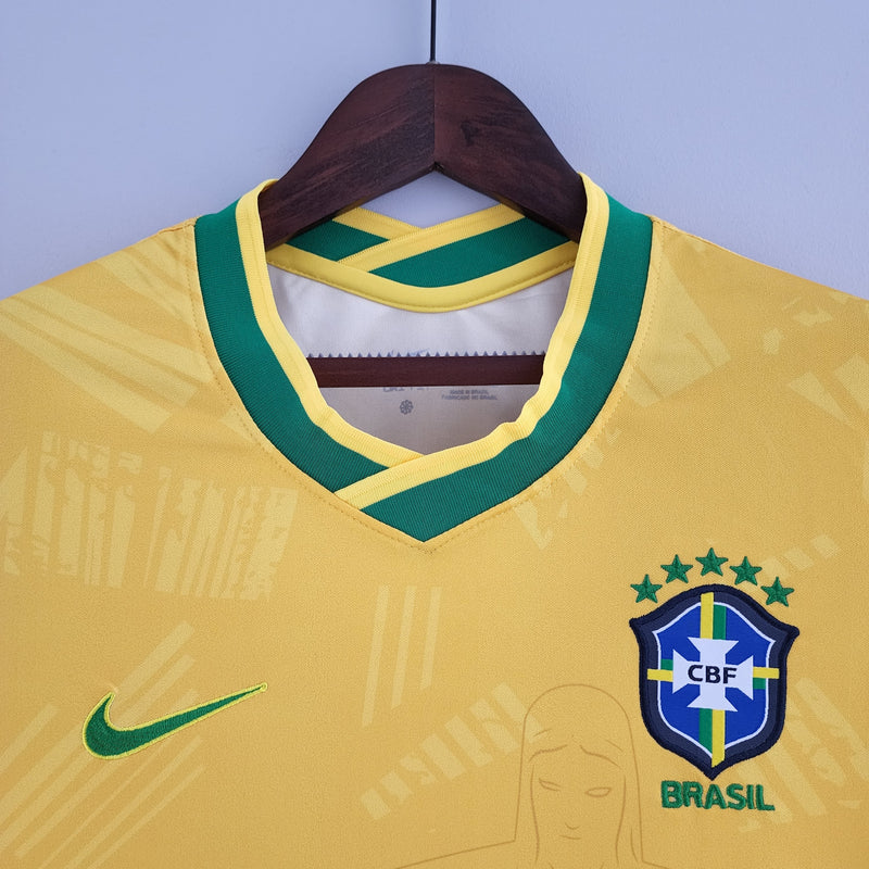Women's Concept Jersey Brazil National Team [Rio] - Yellow - by @ikrodesign
