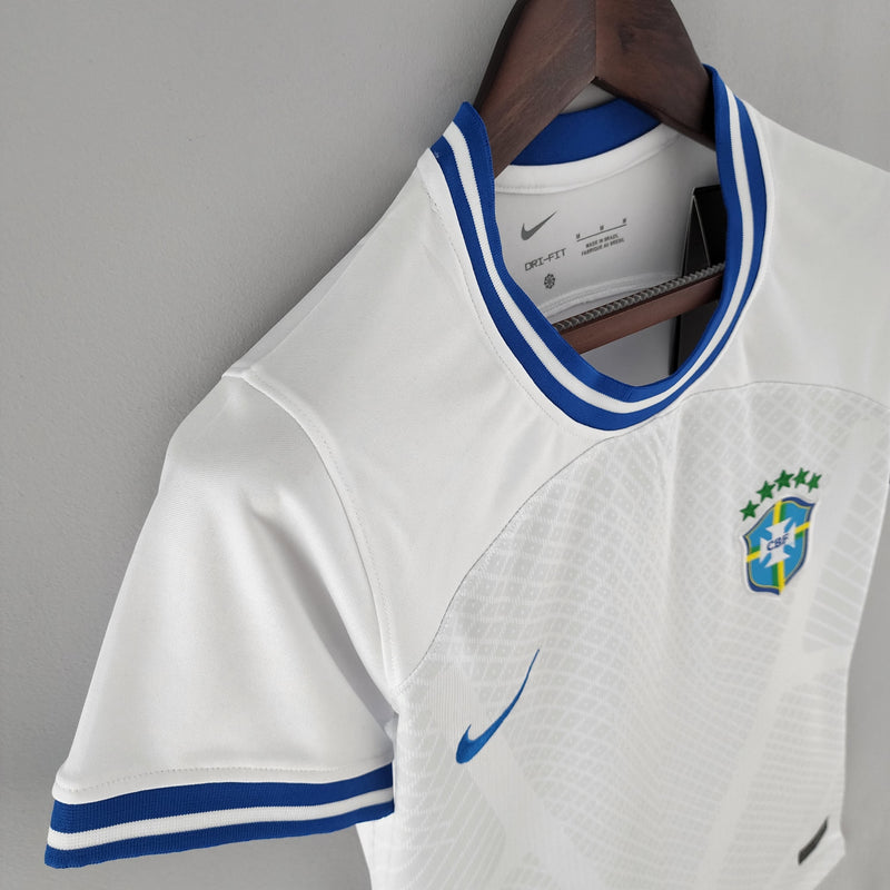 Camisola Feminina Seleção Brasil 2022 - Branca - Conceito Branca
