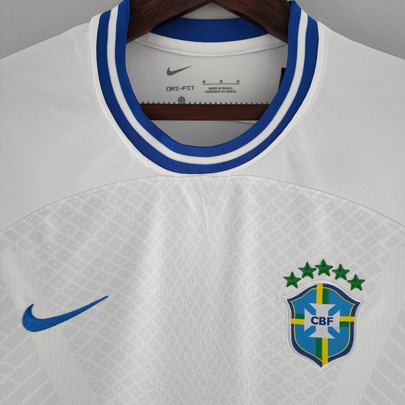 Camisola Feminina Seleção Brasil 2022 - Branca - Conceito Branca