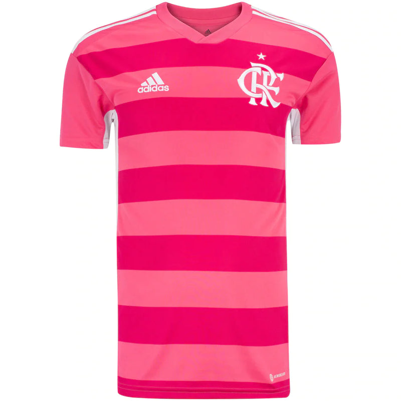 Camisola Flamengo Outubro Rosa 22/23 - Rosa