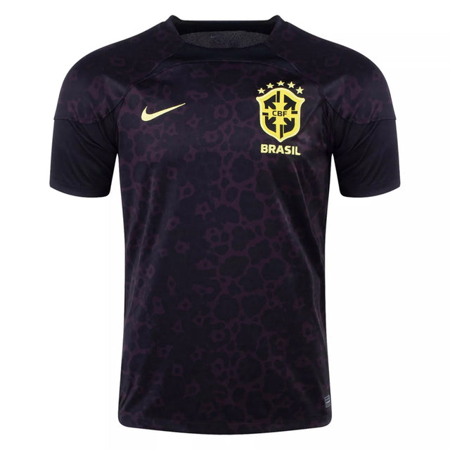Brazil 2022 National Team Goalkeeper Jersey - Black