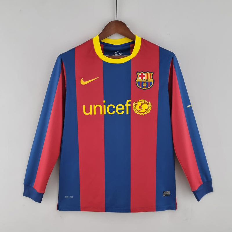 Maillot manches longues Barcelone 10/11 - Vert