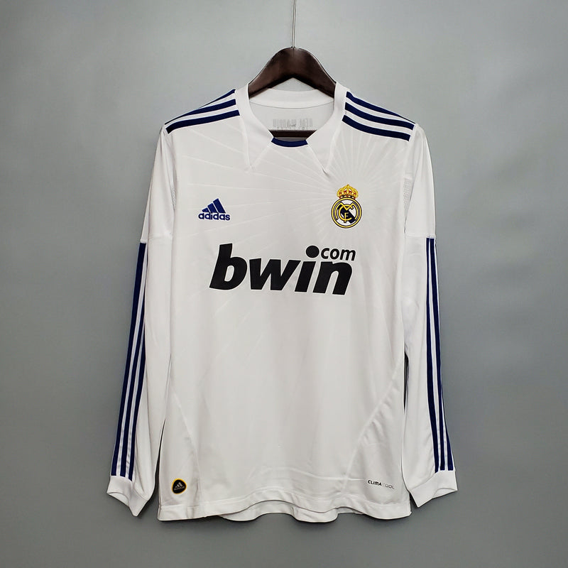 Real Madrid 10/11 Long Sleeve Shirt - White