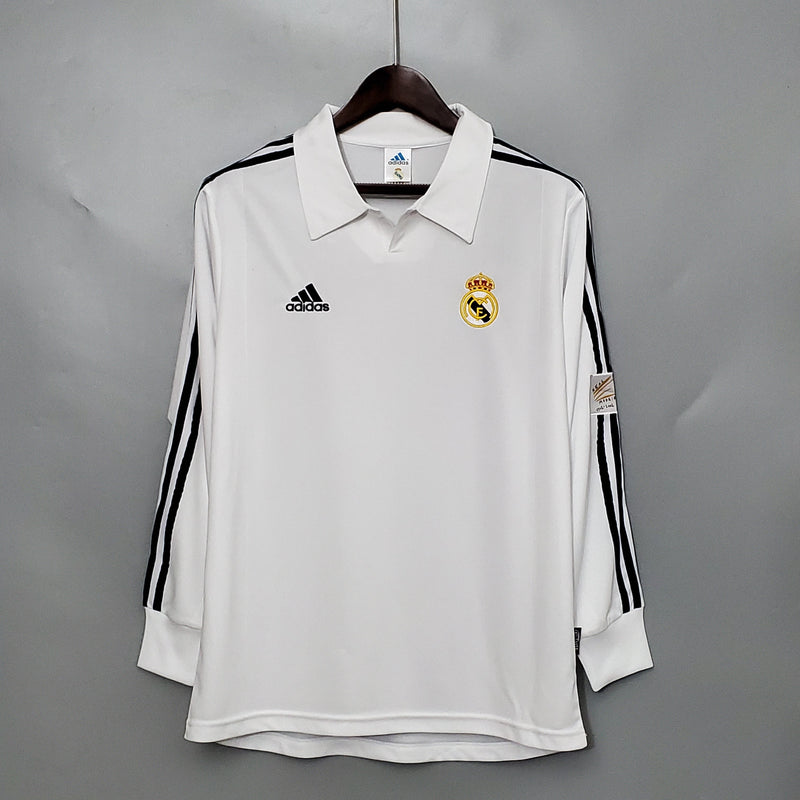 Maillot manches longues Real Madrid 2002 - Blanc