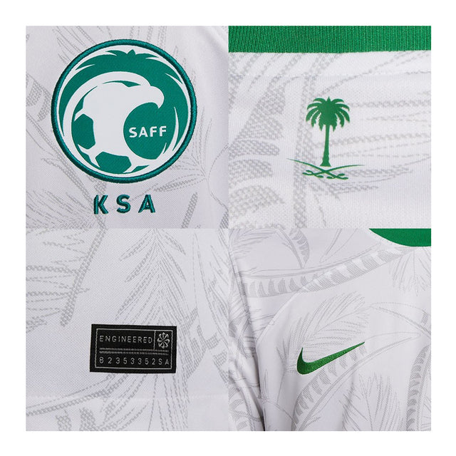 Camisola Seleção Arábia Saudita I 2022 - Branco