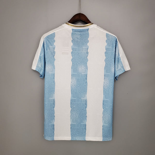 Camisola Seleção Argentina [Conceito Maradona] 21/22 - Azul e Branco