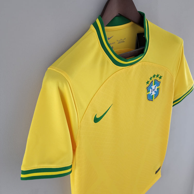 Camisola Seleção Brasil 2022 - Amarela - Conceito Amarela
