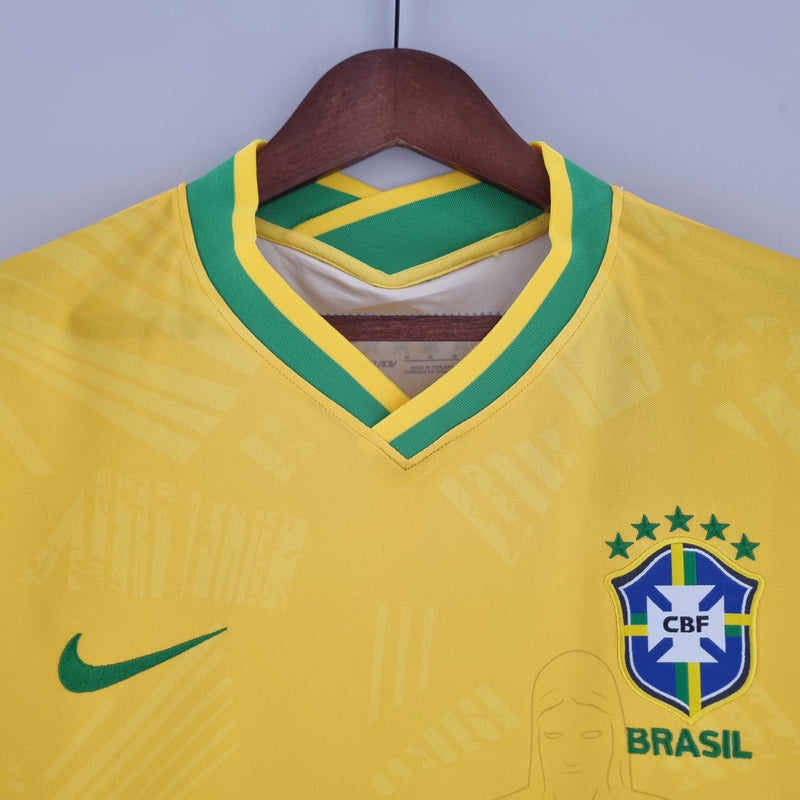Brazil [Rio] 2022 Concept Jersey - Yellow - by @ikrodesign and @visilfer.99