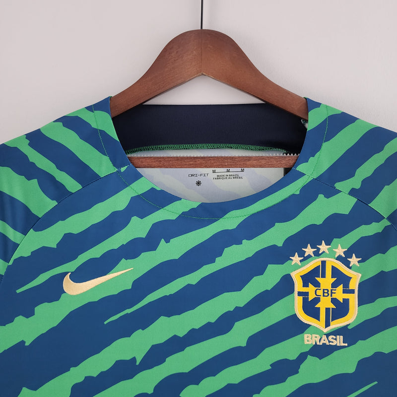 Brazil 2022 National Team Jersey - Green and Blue - Special Edition
