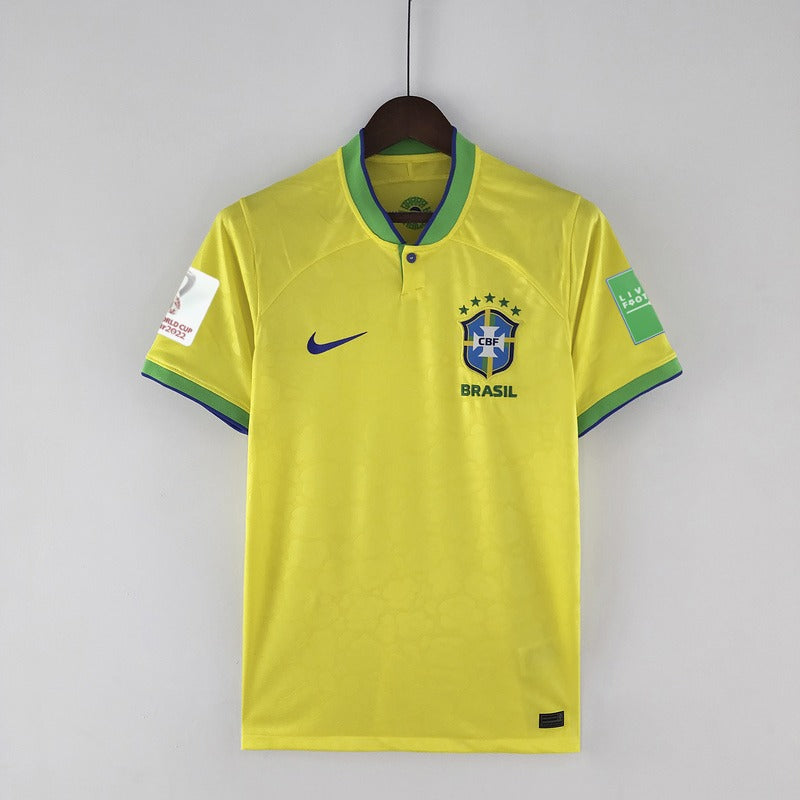 Camisola Seleção Brasil I [Com Patch] 22/23 - Amarelo