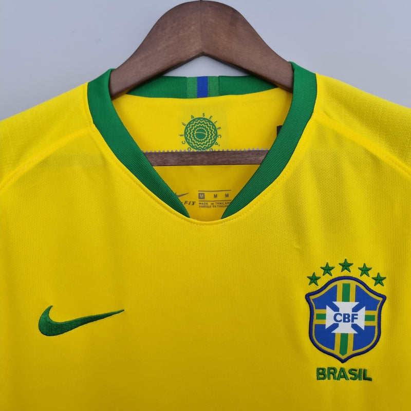 Yellow Retro 2008 Brazilian National Team Jersey -