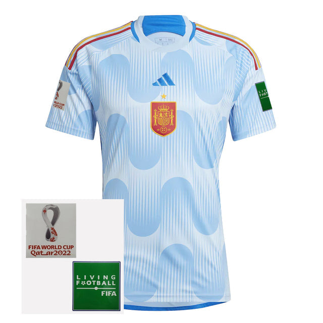 Spain II 2022 National Team Jersey [With Patch] - Celeste Blue