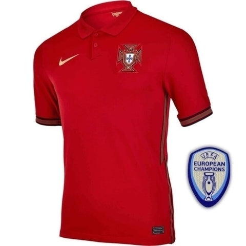 Maillot de l'équipe nationale du Portugal I [Champion de l'EURO] 20/21 - Rouge