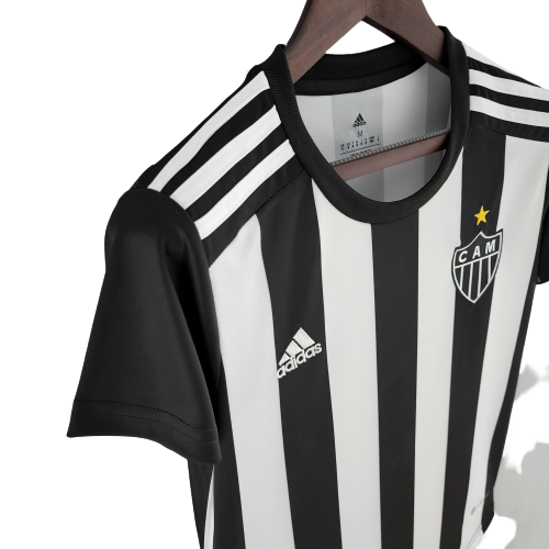Maillot Femme Atlético Mineiro I 22/23 - Noir et Blanc