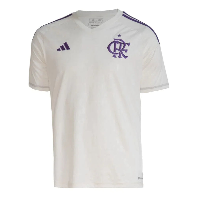 Flamengo 2023 Goalkeeper Shirt - White and Purple