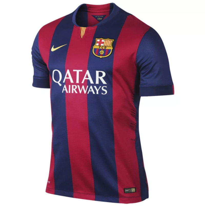 Barcelona Retro 2014/2015 Jersey - Blue and Green
