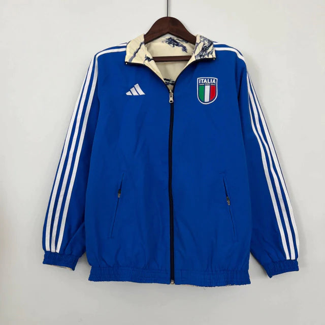 Italy 23/24 windbreaker - Blue and White - Reversible