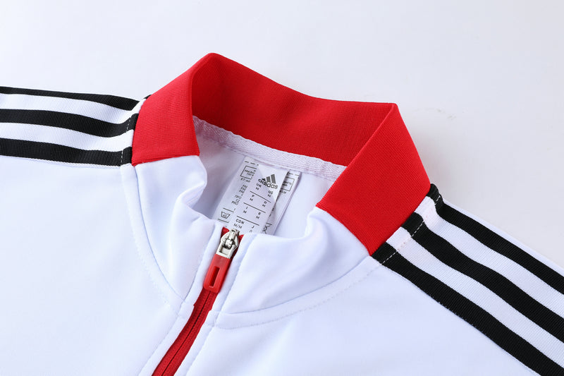 Flamengo 21/22 Tracksuit White With Zip