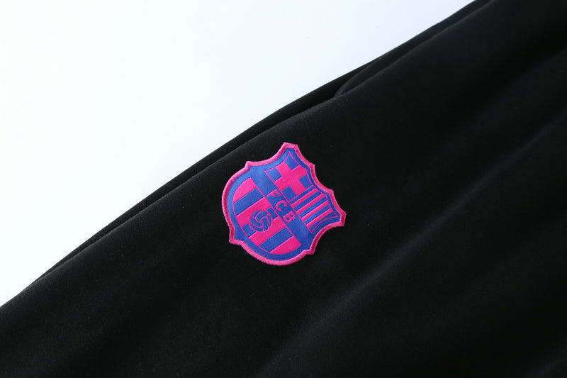 Barcelona 21/22 Black and Purple Tracksuit With Zipper