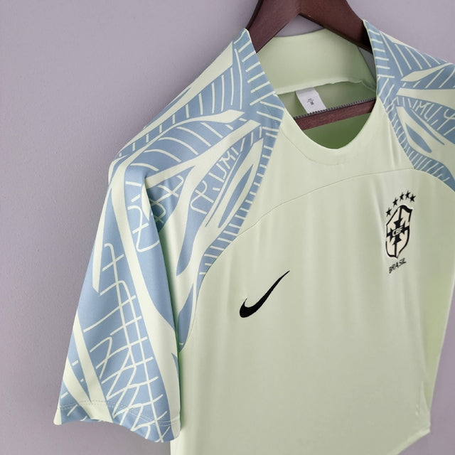 Brazil 2022 National Team Pre-Game Shirt - Light Green