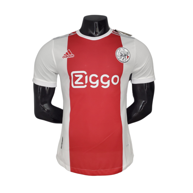 Ajax I 21/22 White and Red Men's Player Jersey