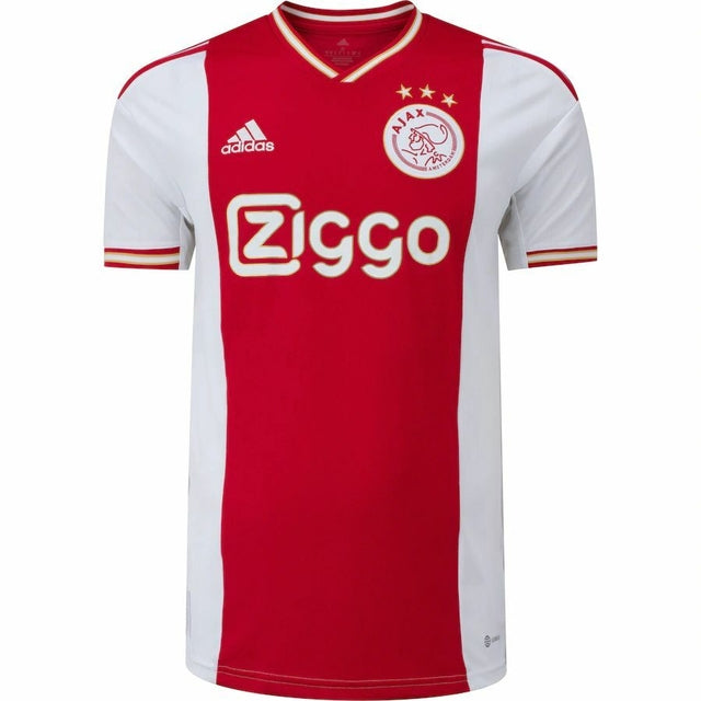 Ajax Home 22/23 Jersey - White and Red