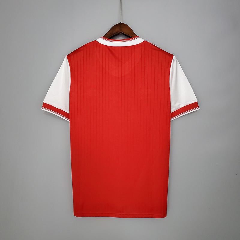 Camisola Arsenal Retrô 1983/1986 - Vermelha e Branca