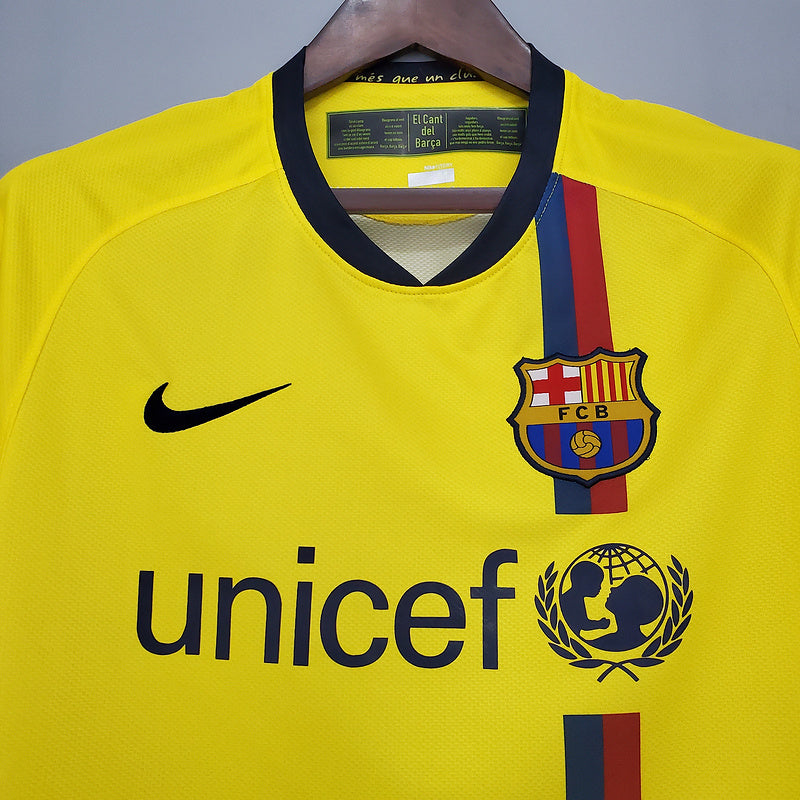 Barcelona Retro 2008/2009 Jersey - Yellow