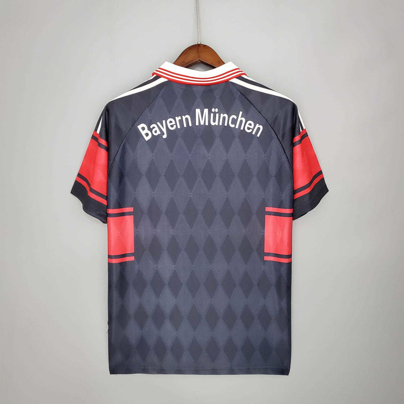 Bayern Retro 1997/1999 Jersey - Black and Red