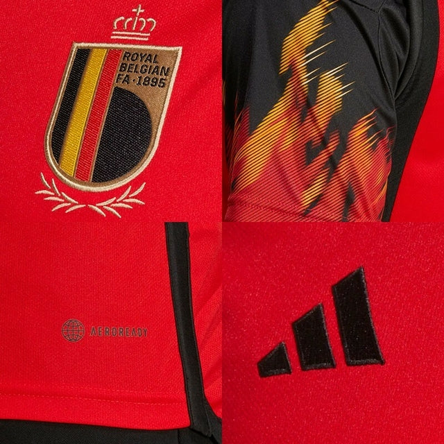 Camisola Seleção Bélgica I 2022 - Vermelho