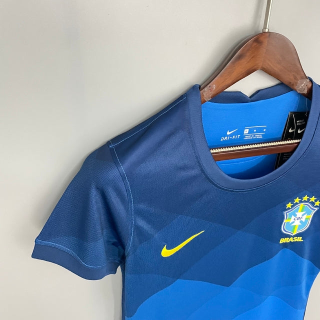 Camisola Feminina Seleção Brasil II 21/22 - Azul